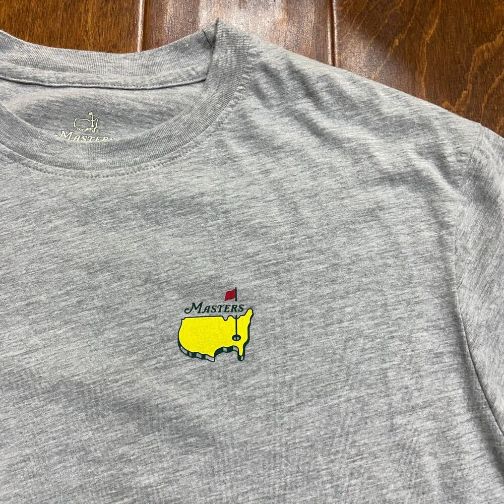Masters Tournament Augusta National Golf Club Gray T-Shirt Men's Size Large - Picture 3 of 8